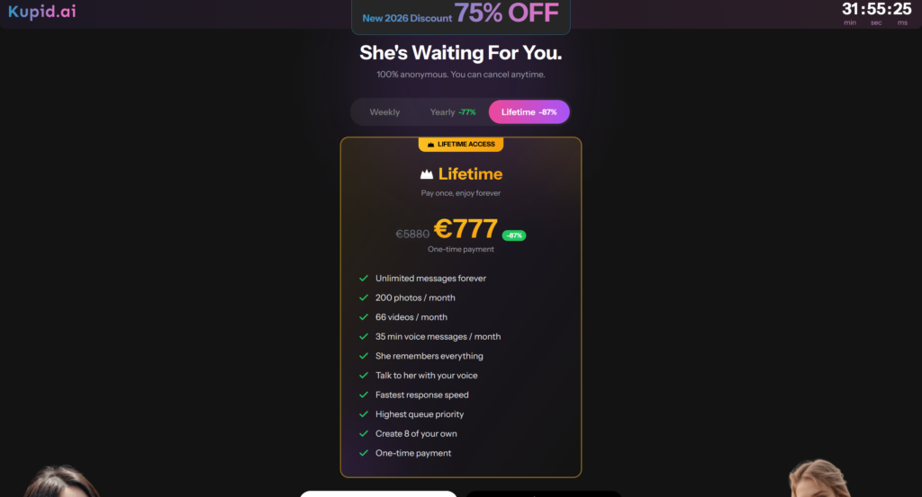 Kupid.ai pricing plans and premium subscription options